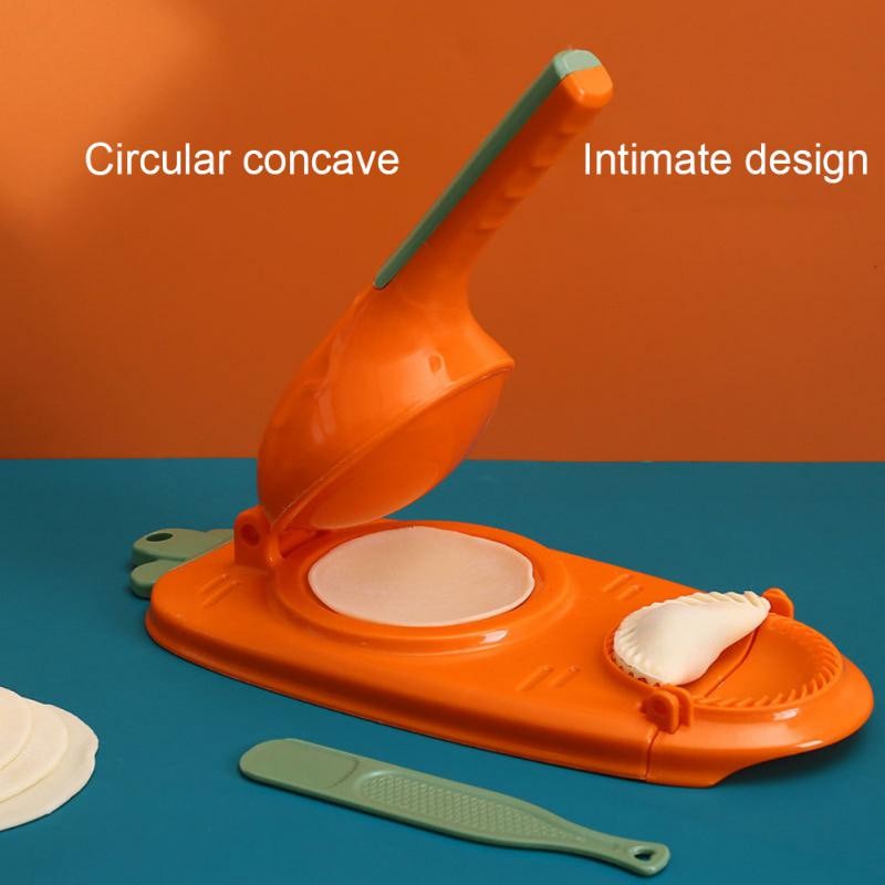 2 In1 Dumpling Maker DIY Kit Wrapper Presser Manual Labor- Machine Kitchen Gadgets Mini Size Magic Pitha maker