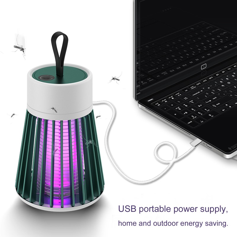 BG-002 Electronic Bug Zapper Household Portable Mosquito Killer Lamp Insect Killer Trap with LED-UV 368nm for Flys Pests Gnats 2000mAh  MDZ